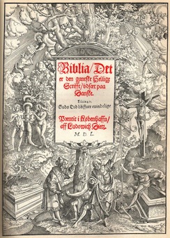 Titelblatt der Ausgabe Kopenhagen 1550